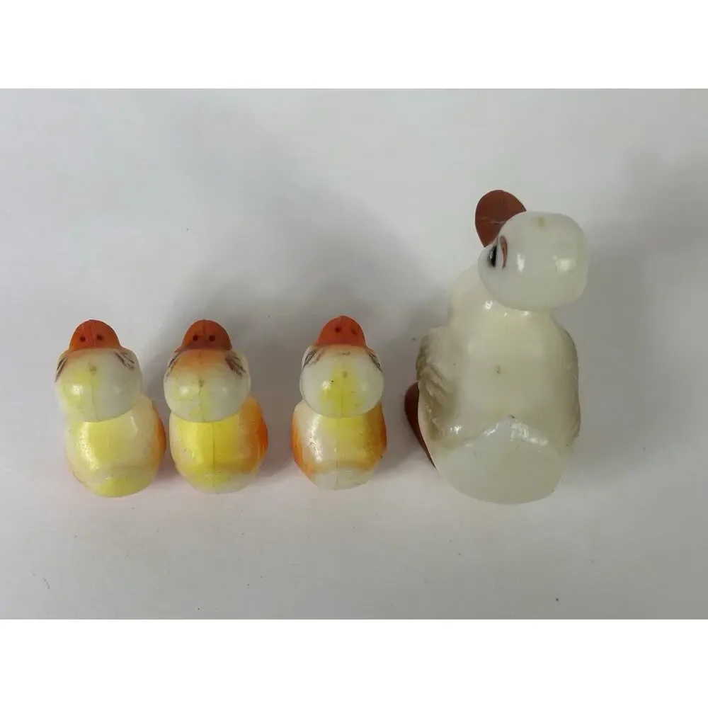 Vintage Wilton Hong Kong Ducks Cake Topper Spring Ducklings Plastic Miniature